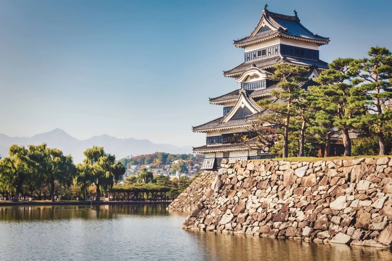 Matsumoto Castle's oldest surviving five-tiered keep
